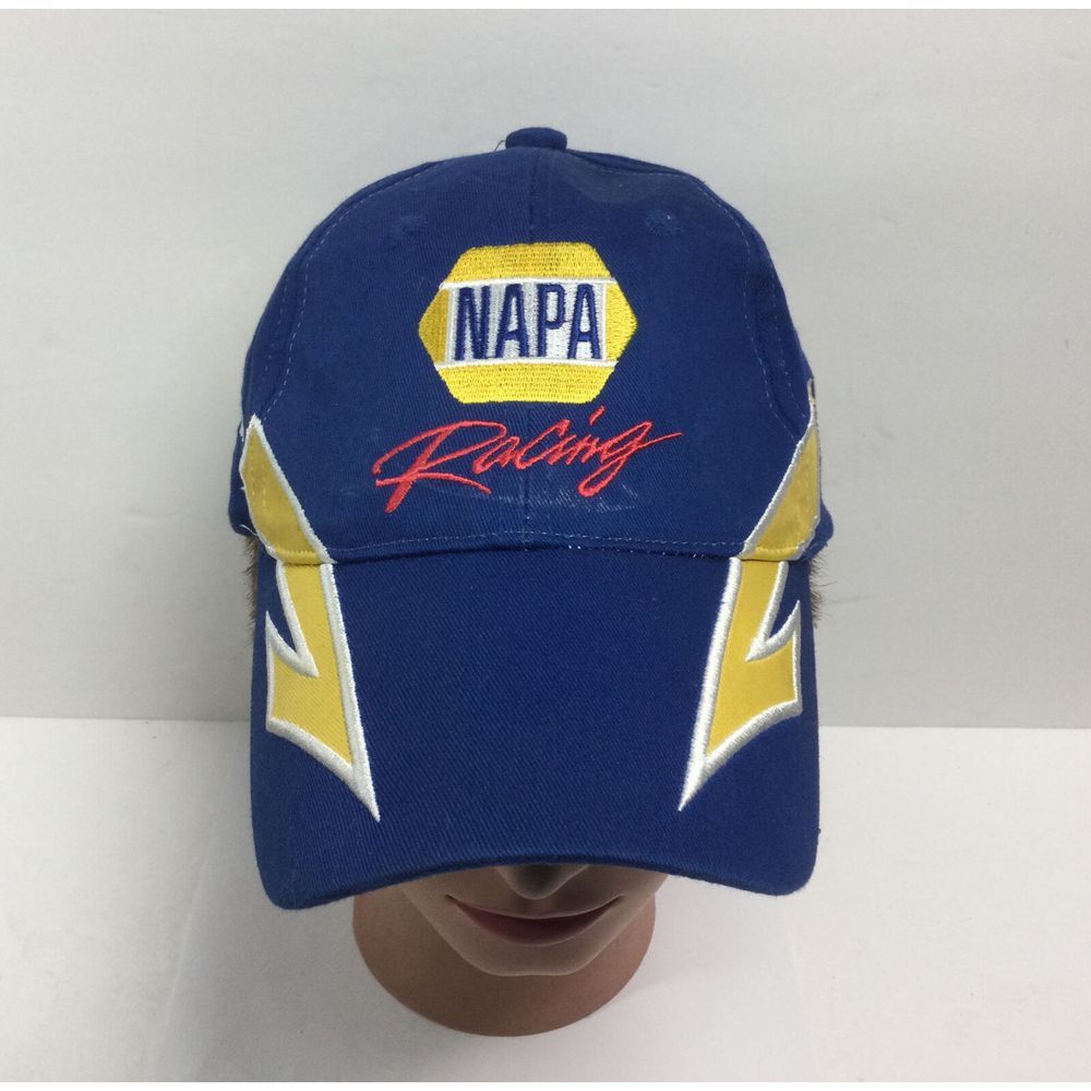 Nascar Napa Racing Team Hat Michael Waltrip #55 Toyota Cap Blue Yellow one Size